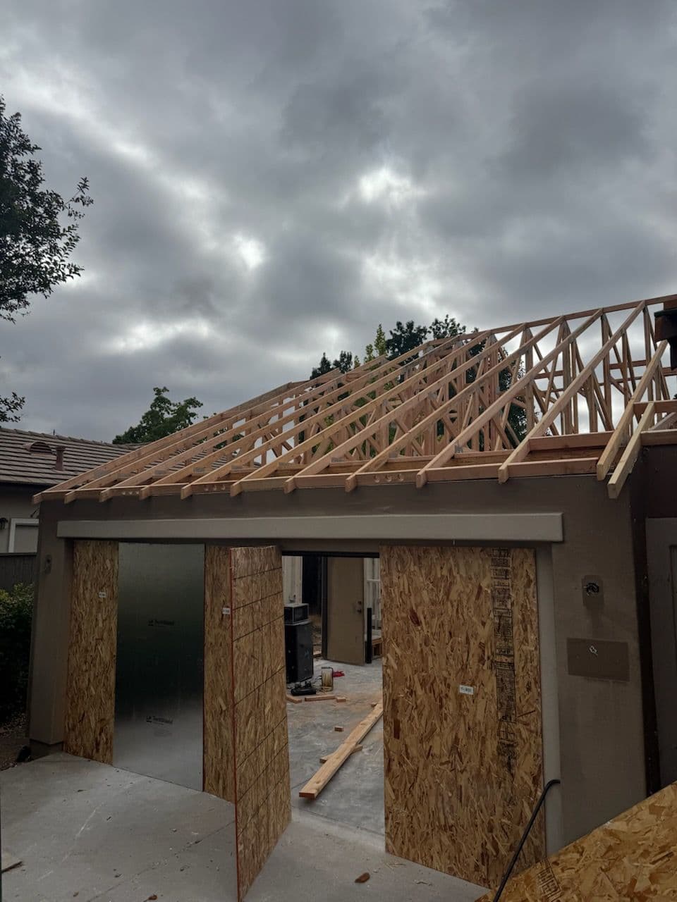 Gallery photos for Fire Restoration Truss Work in Ione CA: Image #2
