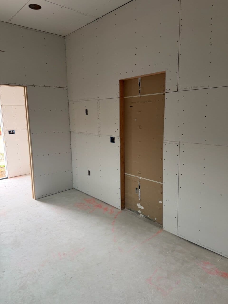 Drywall Progress in Elk Grove